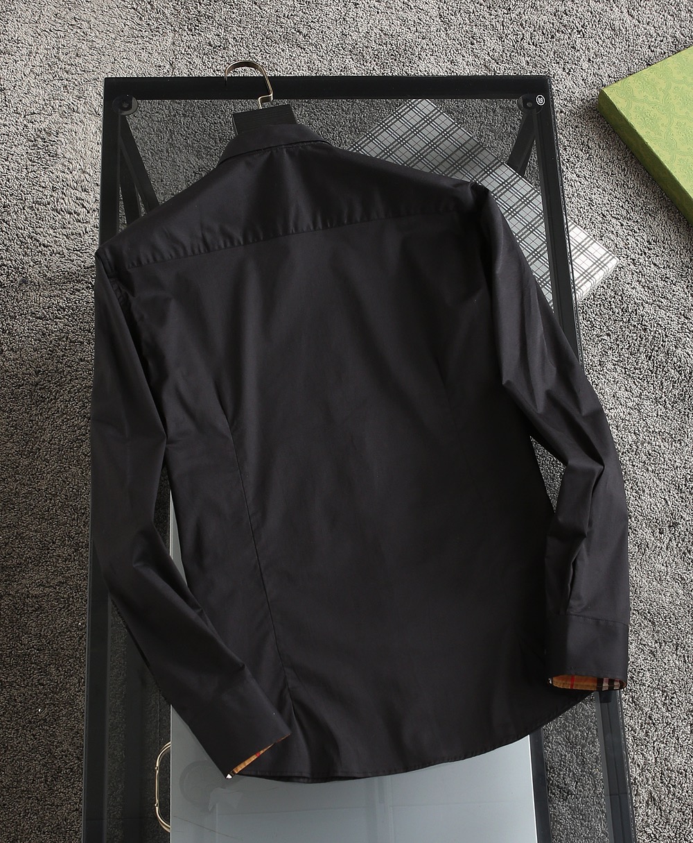 Cheap Burberry Long-Sleeved Polo Shirts for Men in 219466, $35 USD- [IB219466] - Replica Burberry Long-Sleeved Polo Shirts for Men