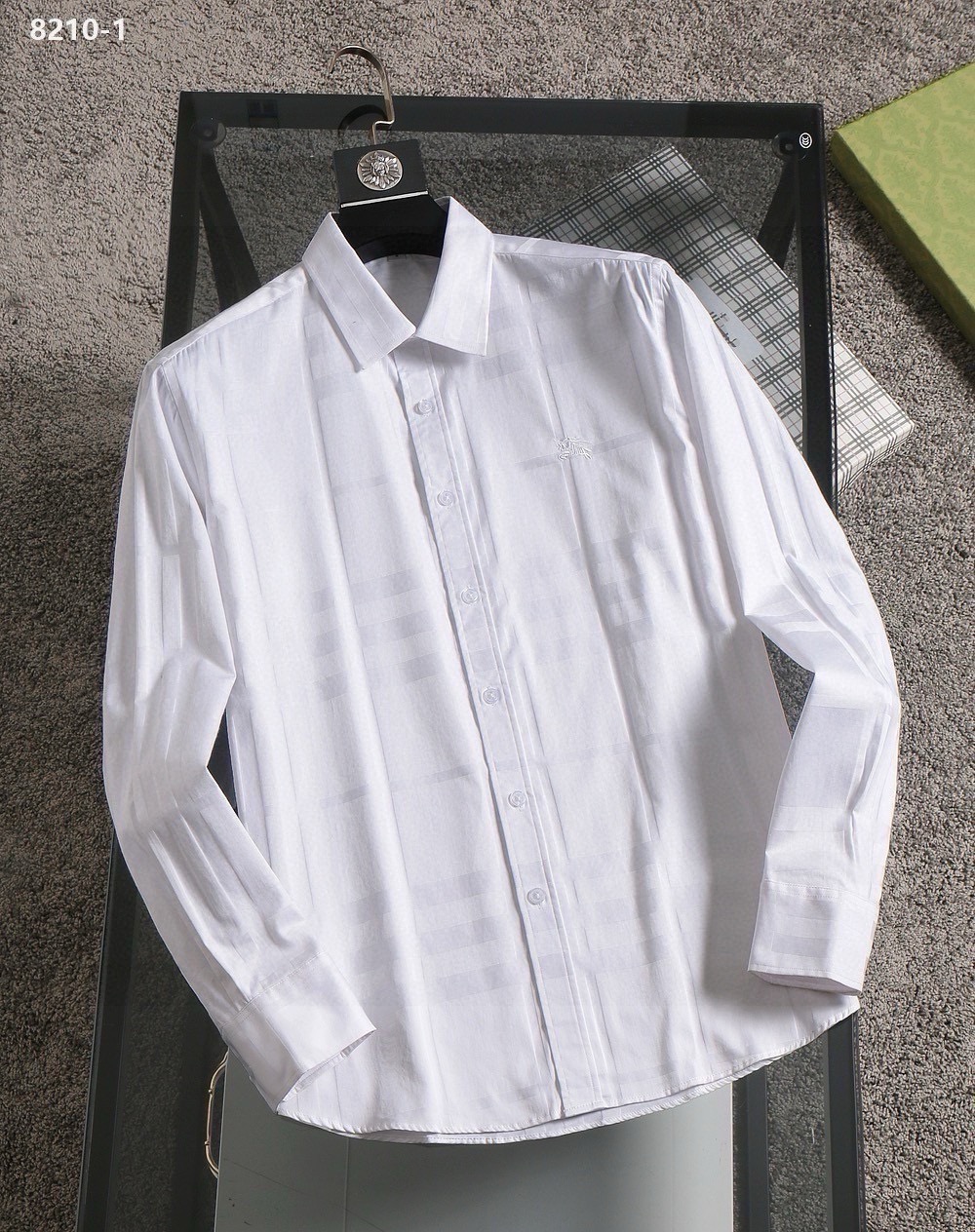 Cheap Burberry Long-Sleeved Polo Shirts for Men in 219467, $35 USD- [IB219467] - Replica Burberry Long-Sleeved Polo Shirts for Men