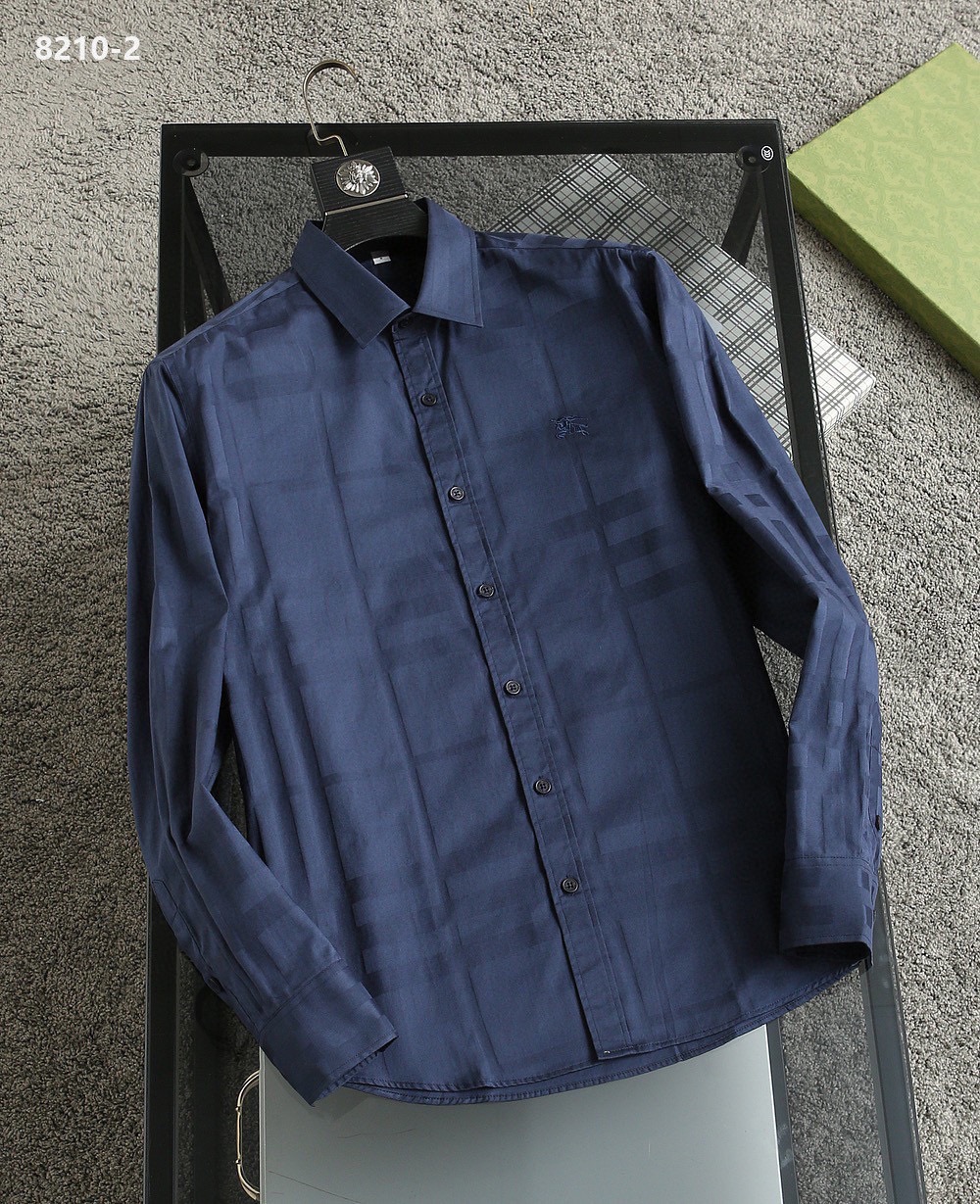 Cheap Burberry Long-Sleeved Polo Shirts for Men in 219468, $35 USD- [IB219468] - Replica Burberry Long-Sleeved Polo Shirts for Men