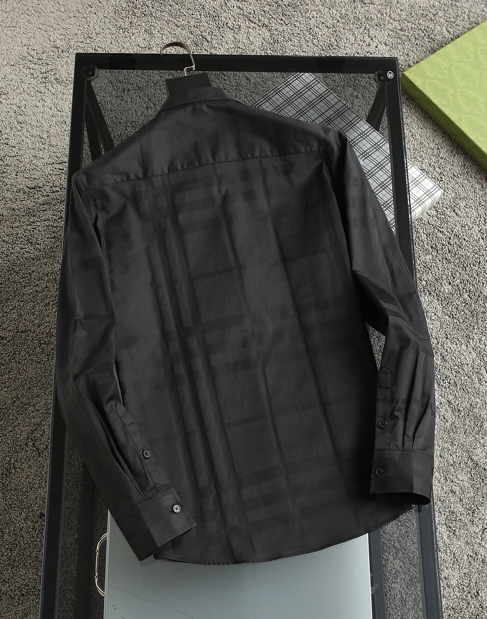Cheap Burberry Long-Sleeved Polo Shirts for Men in 219469, $35 USD- [IB219469] - Replica Burberry Long-Sleeved Polo Shirts for Men
