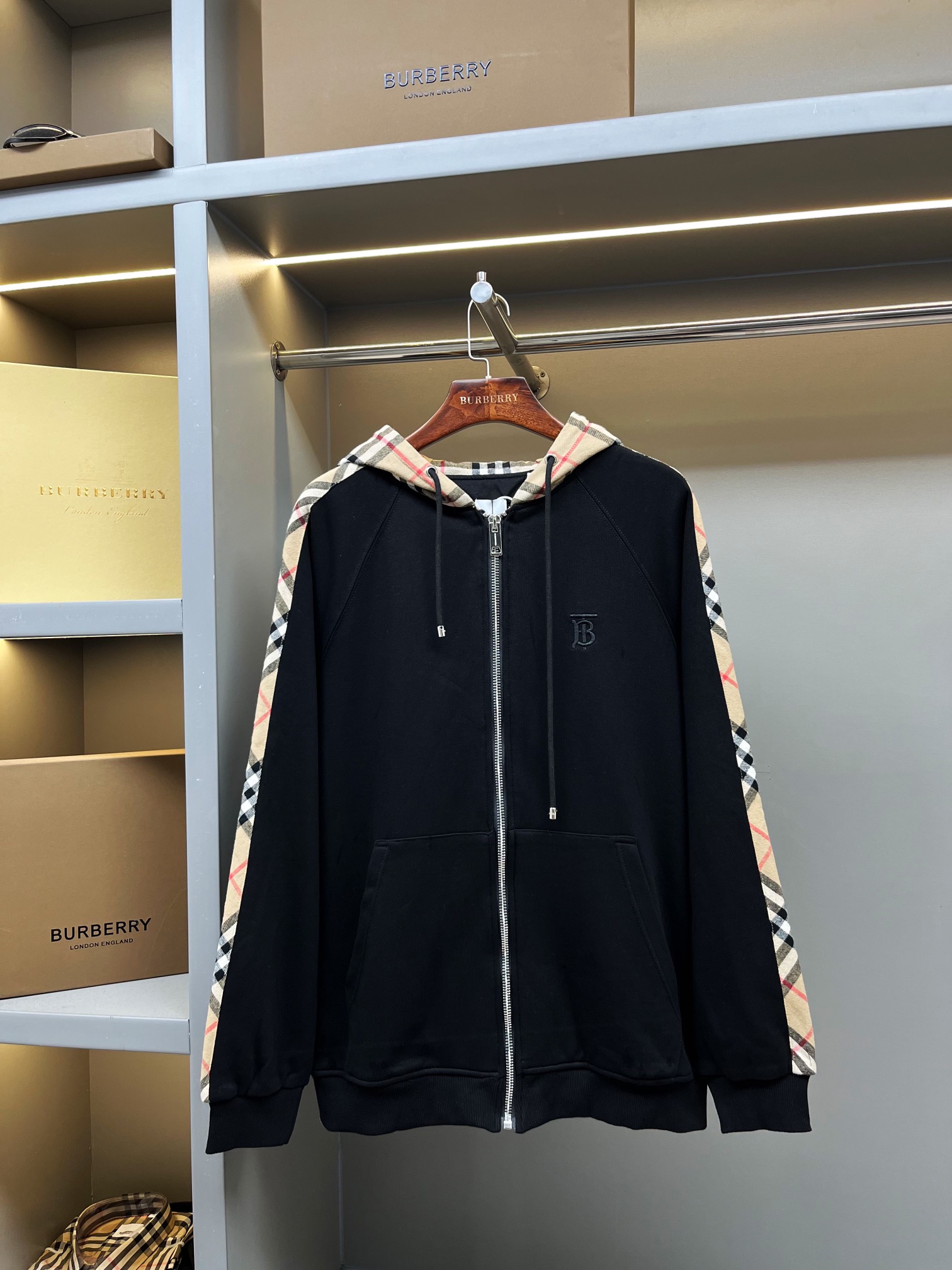 Cheap Burberry Hoodies in 219474, $60 USD- [IB219474] - Replica Burberry Hoodies