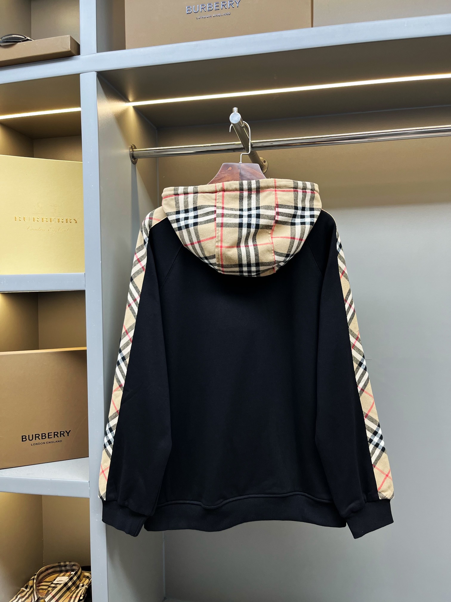 Cheap Burberry Hoodies in 219474, $60 USD- [IB219474] - Replica Burberry Hoodies