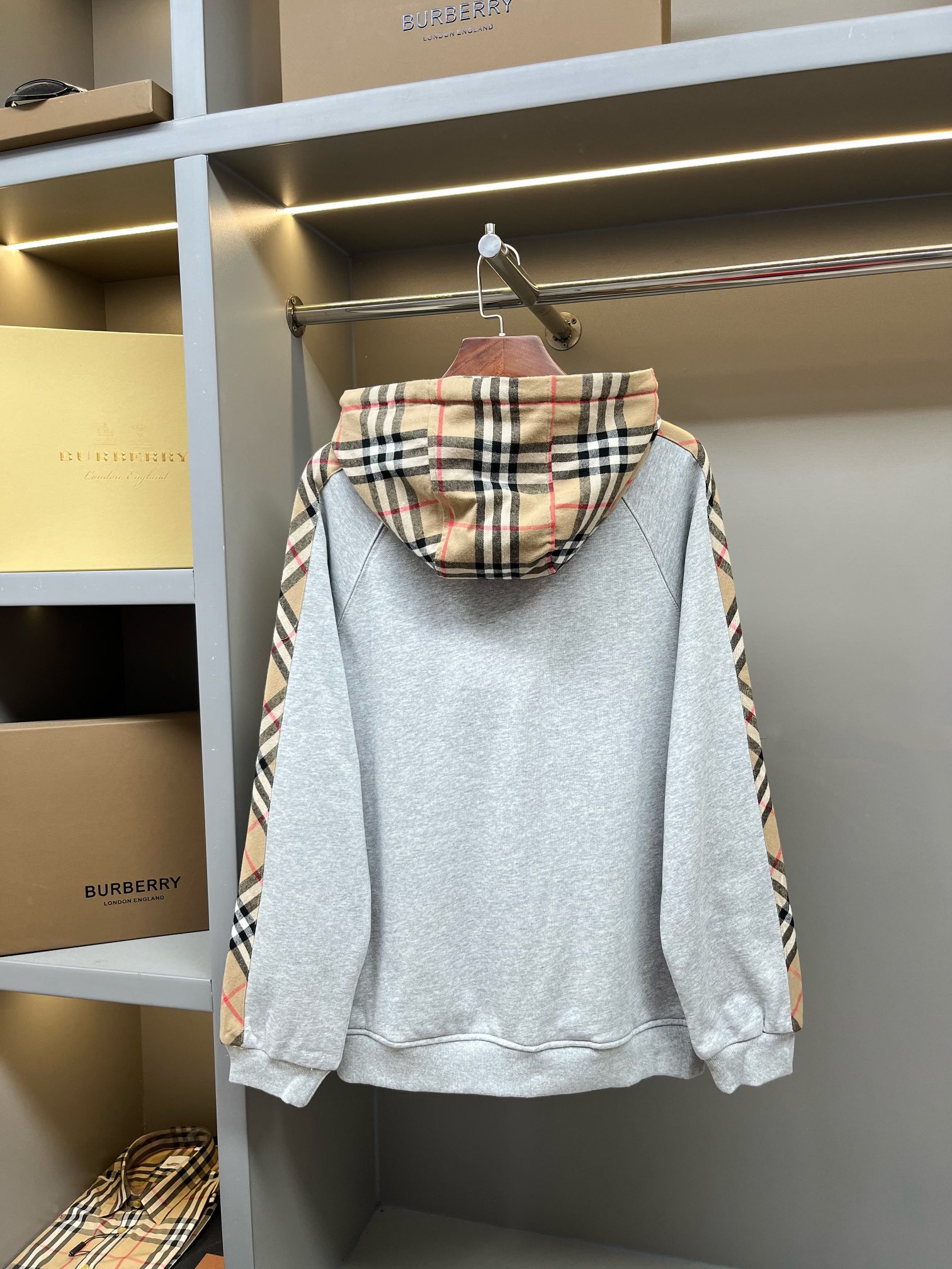 Cheap Burberry Hoodies in 219475, $60 USD- [IB219475] - Replica Burberry Hoodies