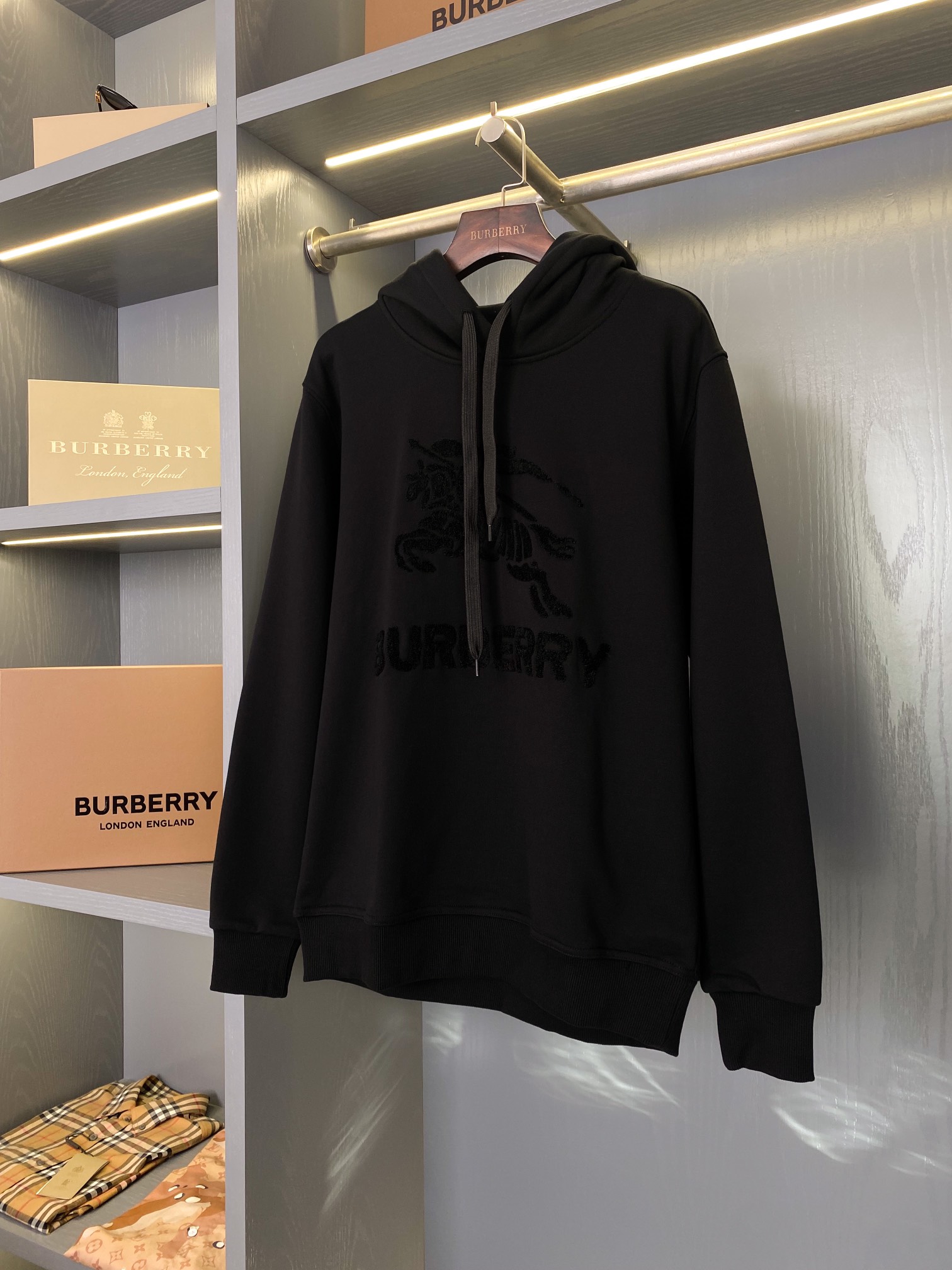 Cheap Burberry Hoodies in 219477, $60 USD- [IB219477] - Replica Burberry Hoodies