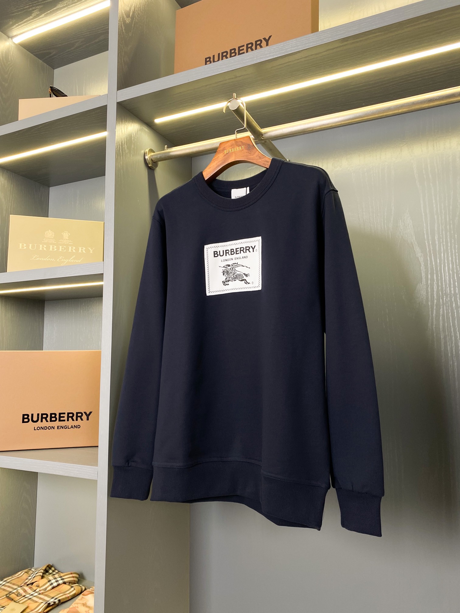 Cheap Burberry Hoodies in 219478, $60 USD- [IB219478] - Replica Burberry Hoodies