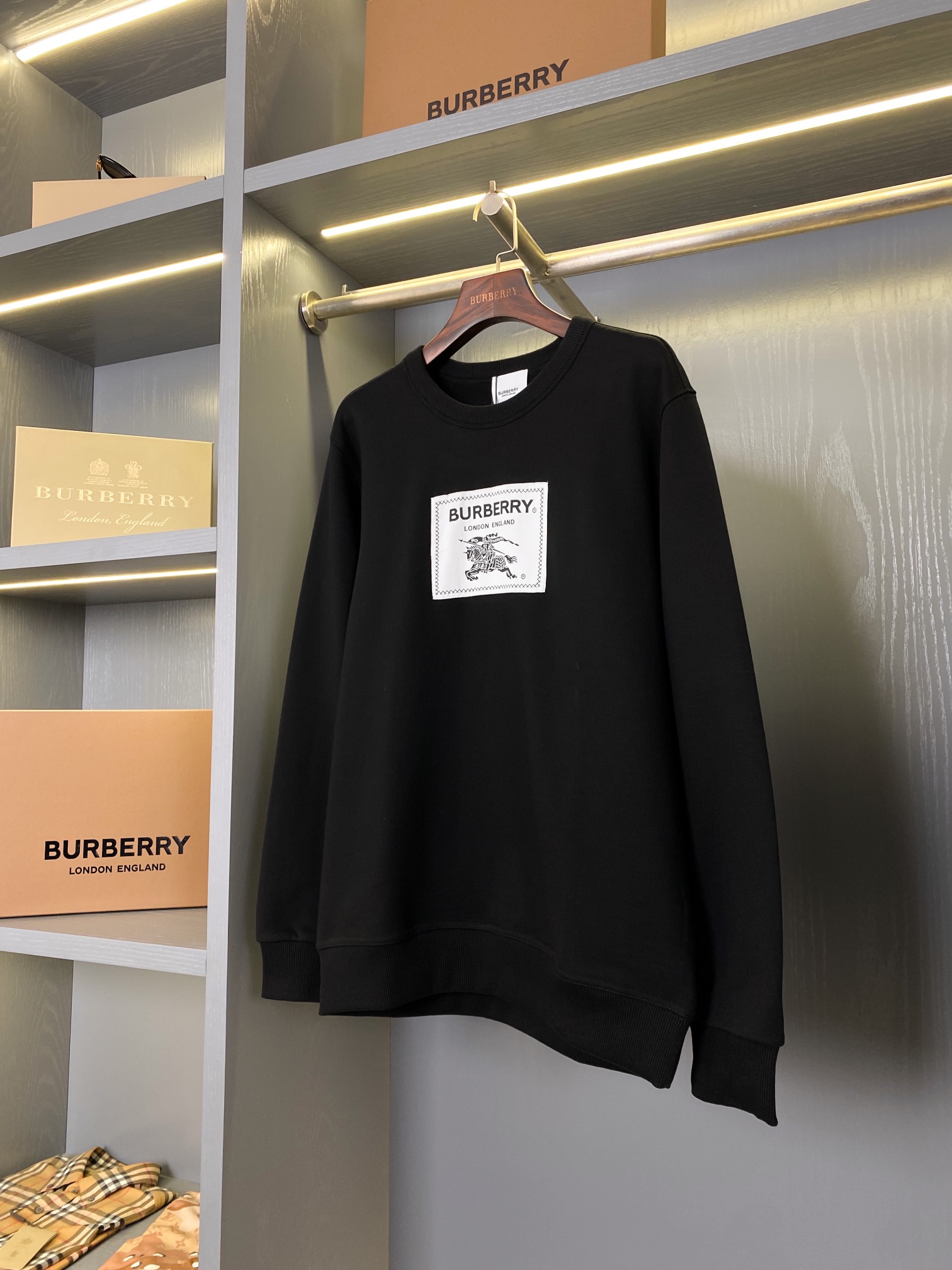 Cheap Burberry Hoodies in 219479, $60 USD- [IB219479] - Replica Burberry Hoodies