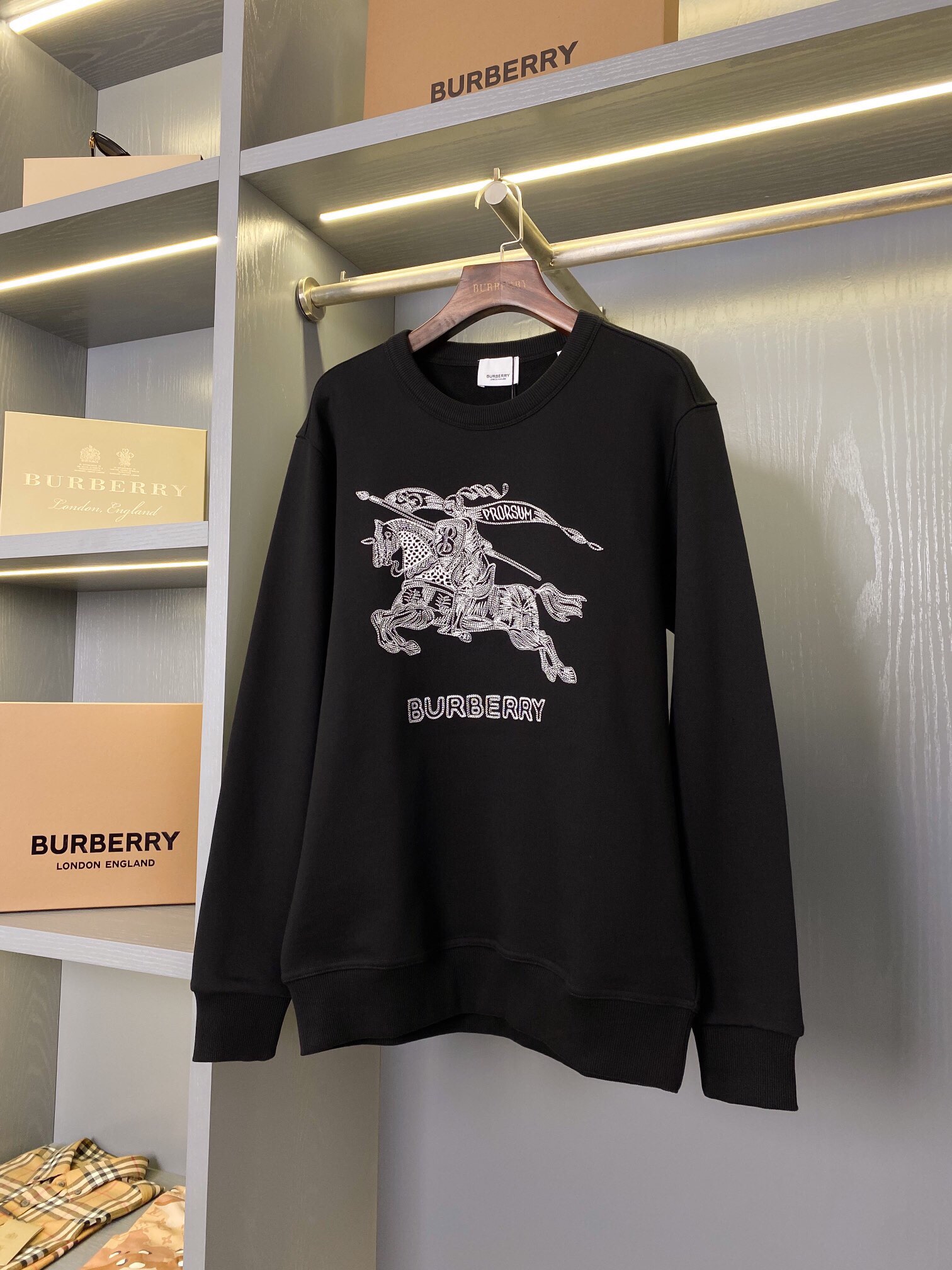 Cheap Burberry Hoodies in 219483, $60 USD- [IB219483] - Replica Burberry Hoodies