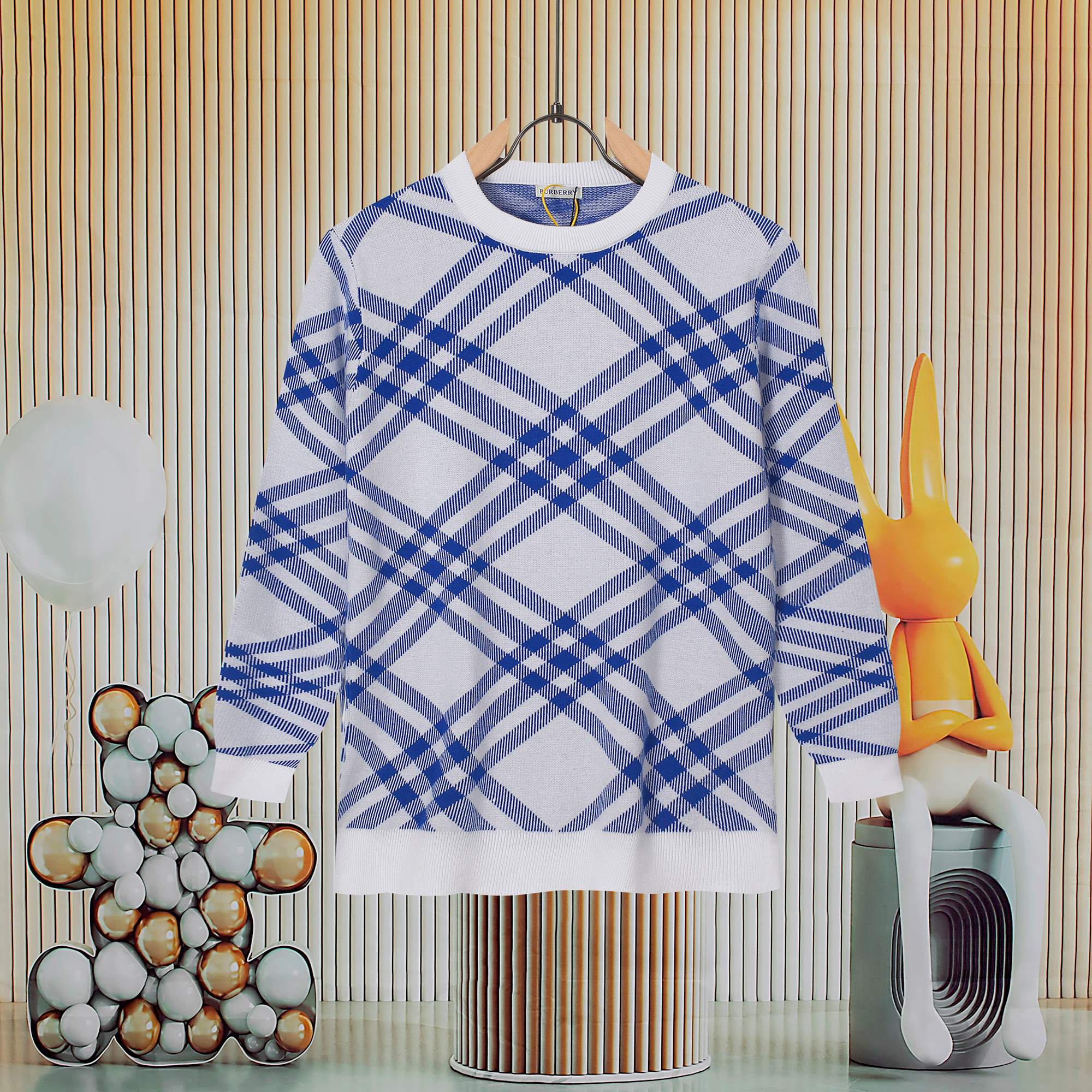 Cheap Burberry Sweaters for Men in 219546, $45 USD- [IB219546] - Replica Burberry Sweaters for Men