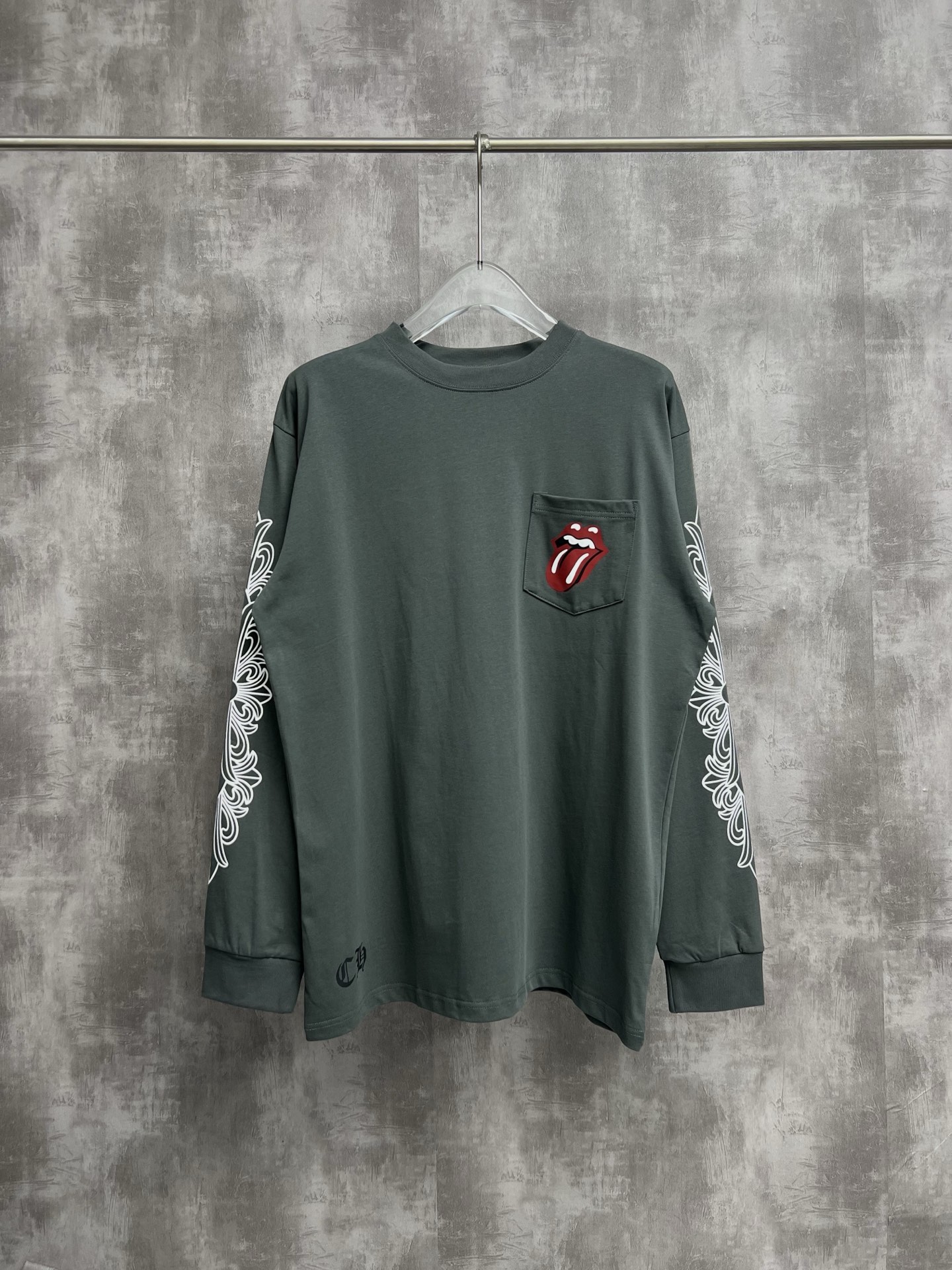 Cheap Chrome Hearts Long-Sleeved T-shirts in 219589, $30 USD- [IB219589] - Replica Chrome Hearts Long-Sleeved T-shirts
