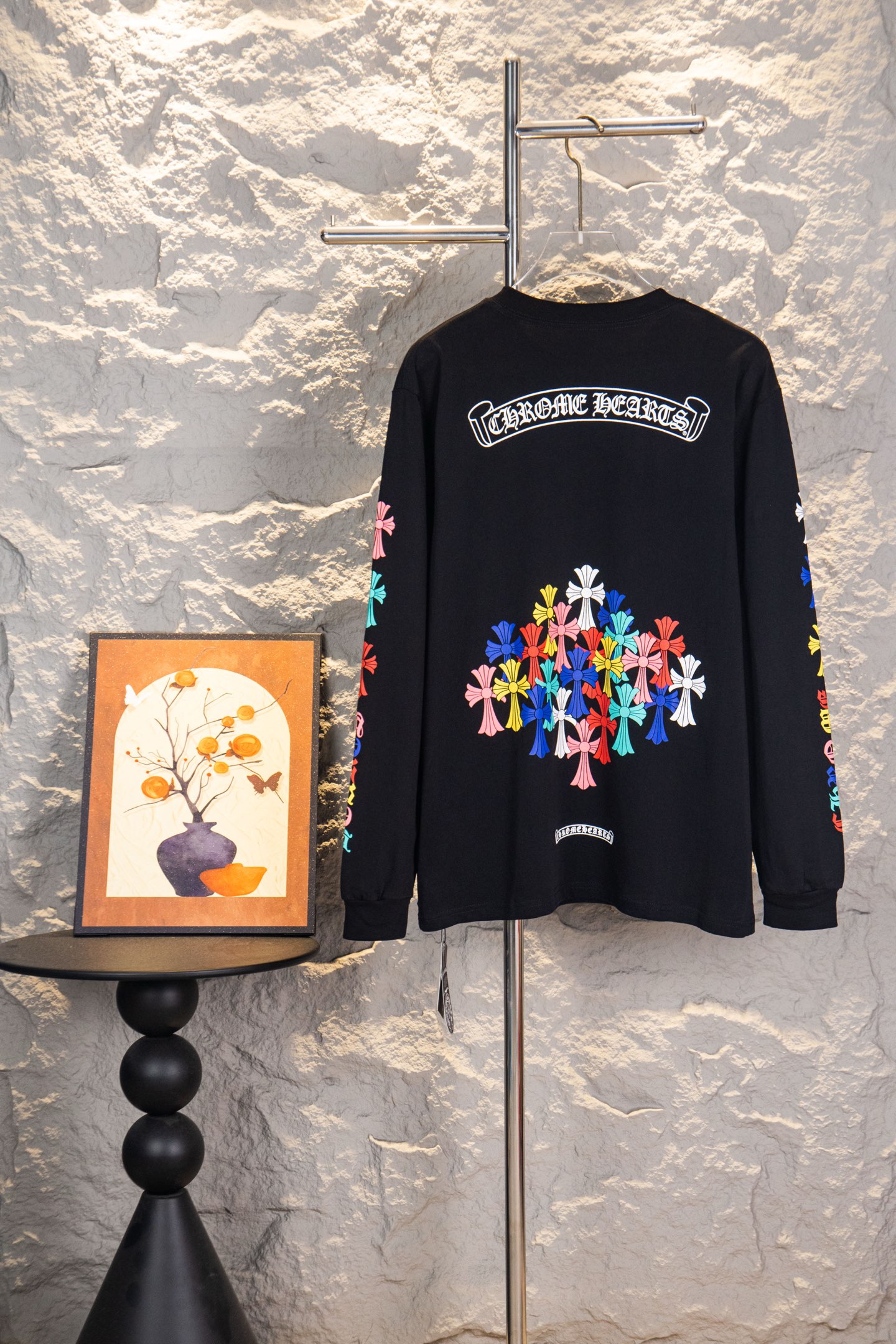 Cheap Chrome Hearts Long-Sleeved T-shirts in 219592, $30 USD- [IB219592] - Replica Chrome Hearts Long-Sleeved T-shirts