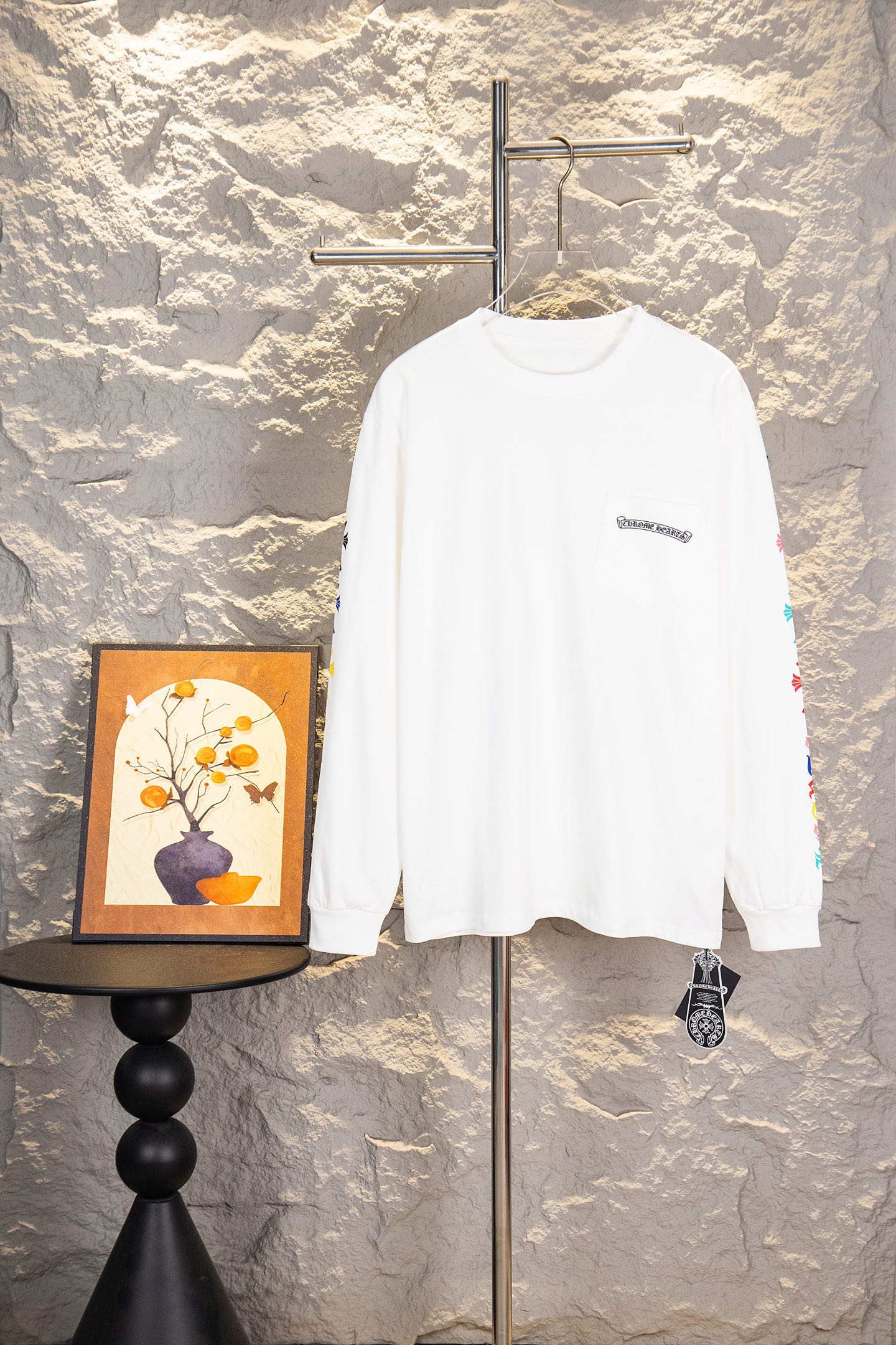 Cheap Chrome Hearts Long-Sleeved T-shirts in 219593, $30 USD- [IB219593] - Replica Chrome Hearts Long-Sleeved T-shirts