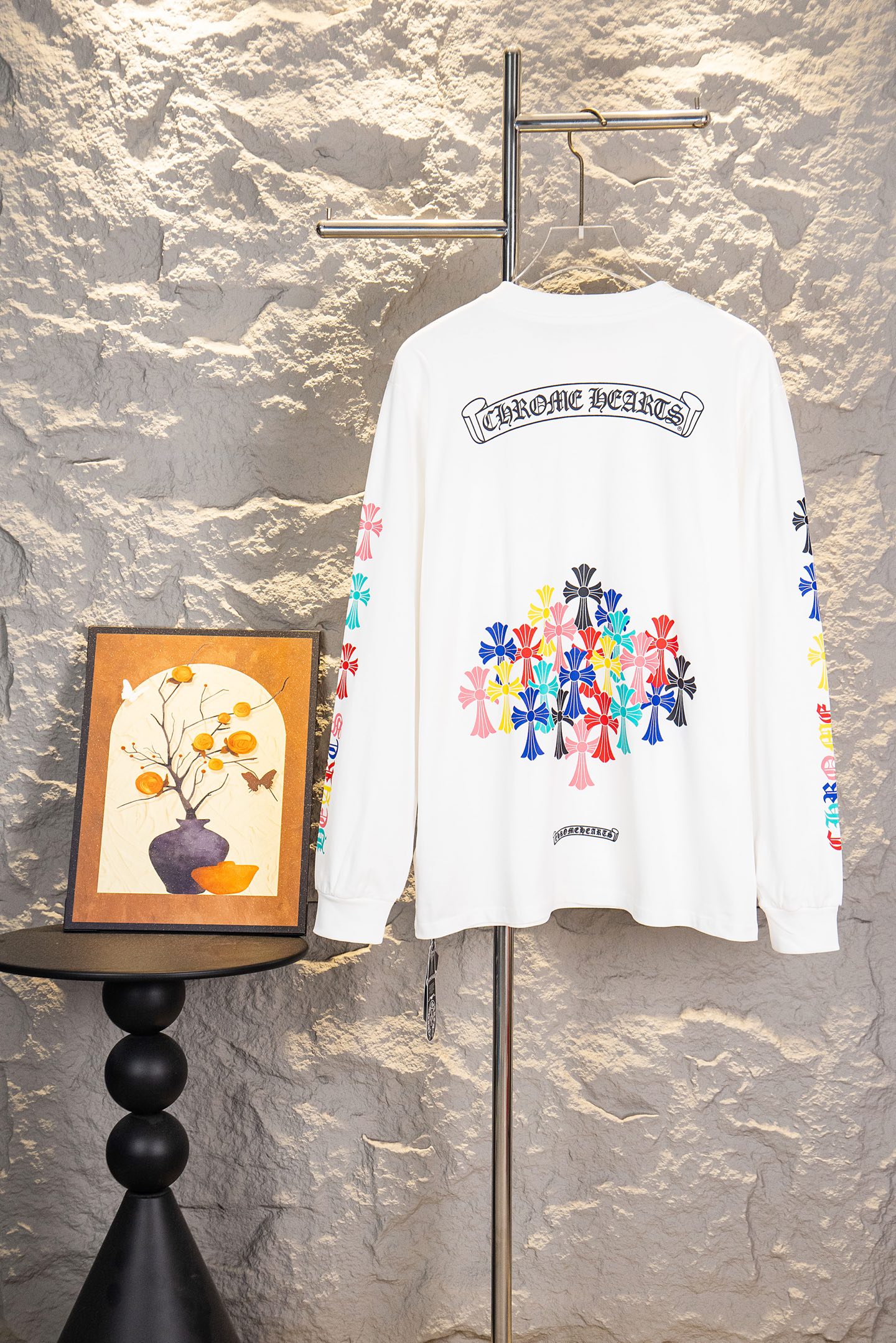 Cheap Chrome Hearts Long-Sleeved T-shirts in 219593, $30 USD- [IB219593] - Replica Chrome Hearts Long-Sleeved T-shirts