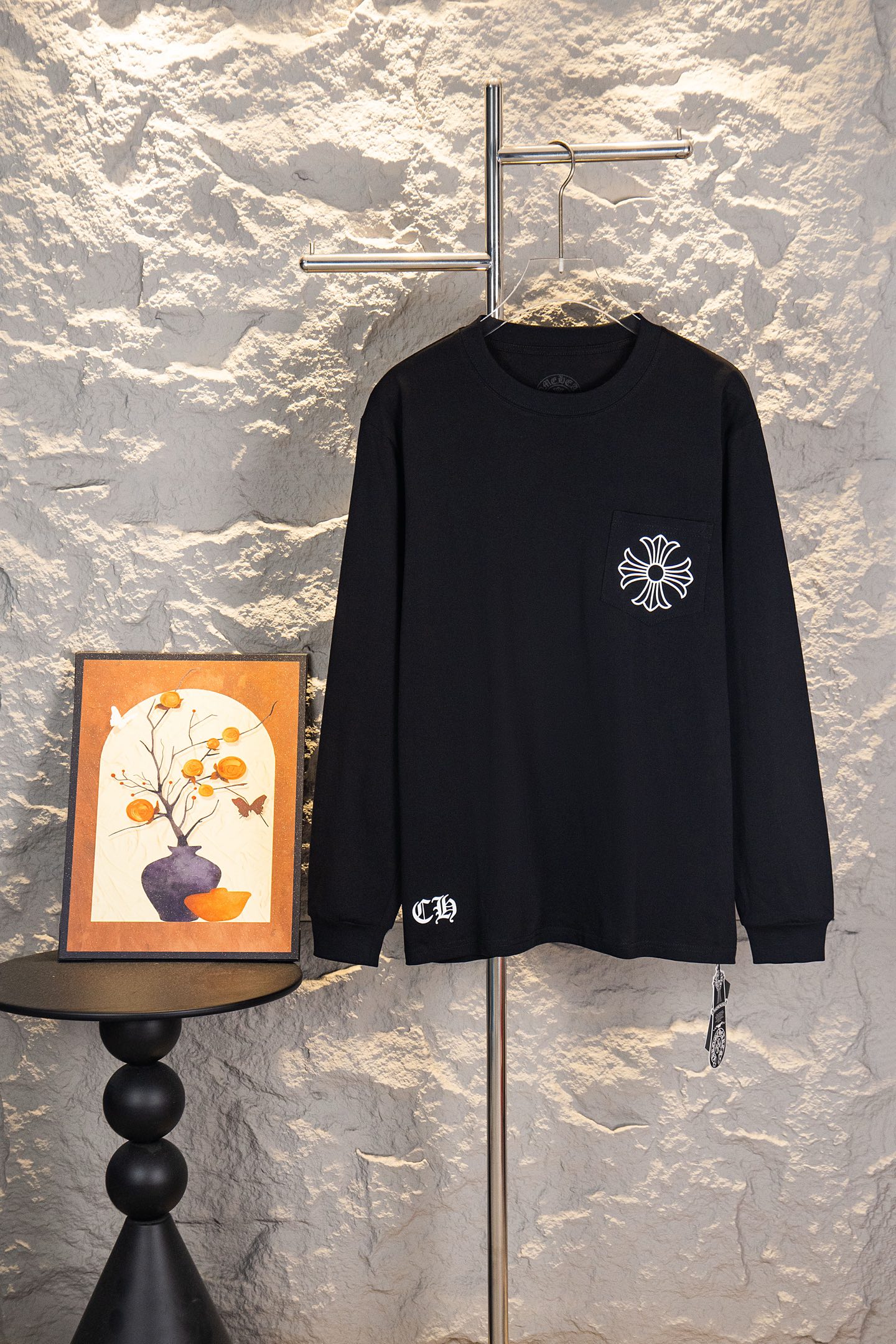 Cheap Chrome Hearts Long-Sleeved T-shirts in 219594, $30 USD- [IB219594] - Replica Chrome Hearts Long-Sleeved T-shirts