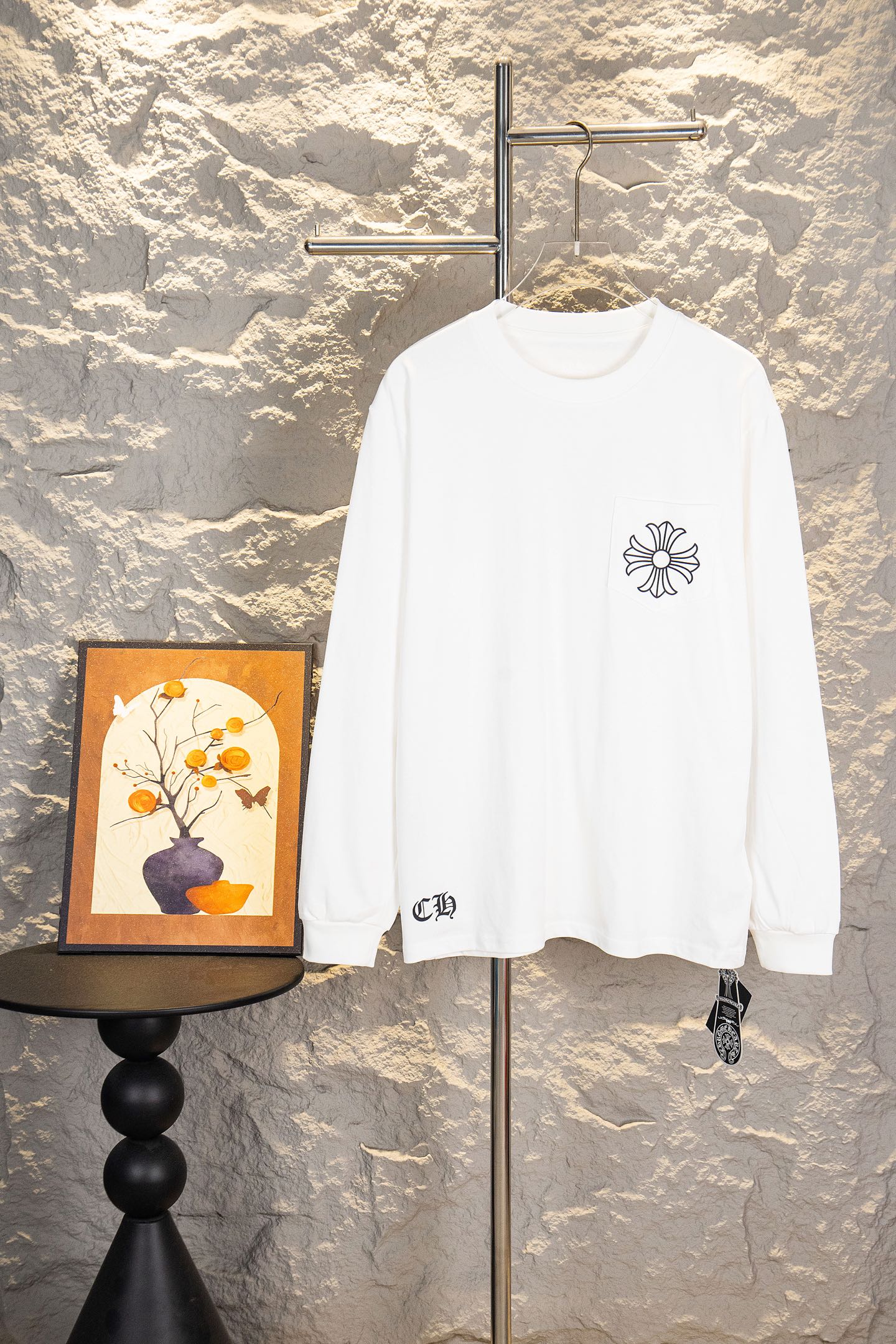 Cheap Chrome Hearts Long-Sleeved T-shirts in 219595, $30 USD- [IB219595] - Replica Chrome Hearts Long-Sleeved T-shirts