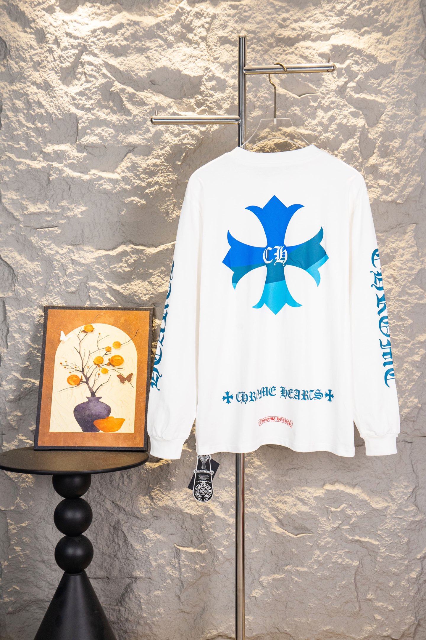 Cheap Chrome Hearts Long-Sleeved T-shirts in 219597, $30 USD- [IB219597] - Replica Chrome Hearts Long-Sleeved T-shirts