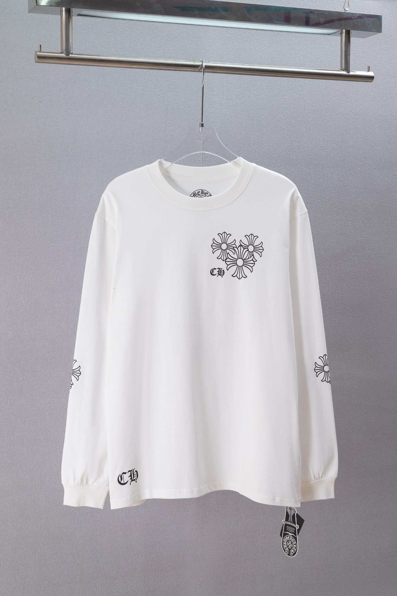 Cheap Chrome Hearts Long-Sleeved T-shirts in 219603, $30 USD- [IB219603] - Replica Chrome Hearts Long-Sleeved T-shirts