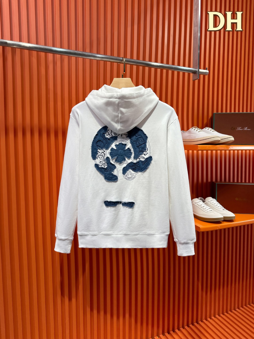 Cheap Chrome hearts Hoody in 219611, $50 USD- [IB219611] - Replica Chrome hearts Hoody