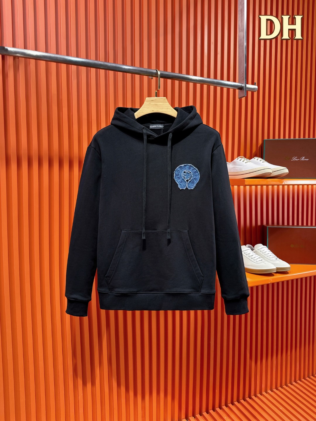 Cheap Chrome hearts Hoody in 219612, $50 USD- [IB219612] - Replica Chrome hearts Hoody