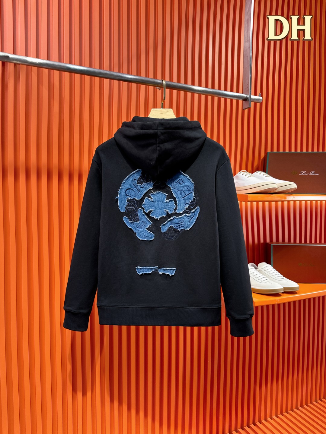 Cheap Chrome hearts Hoody in 219612, $50 USD- [IB219612] - Replica Chrome hearts Hoody