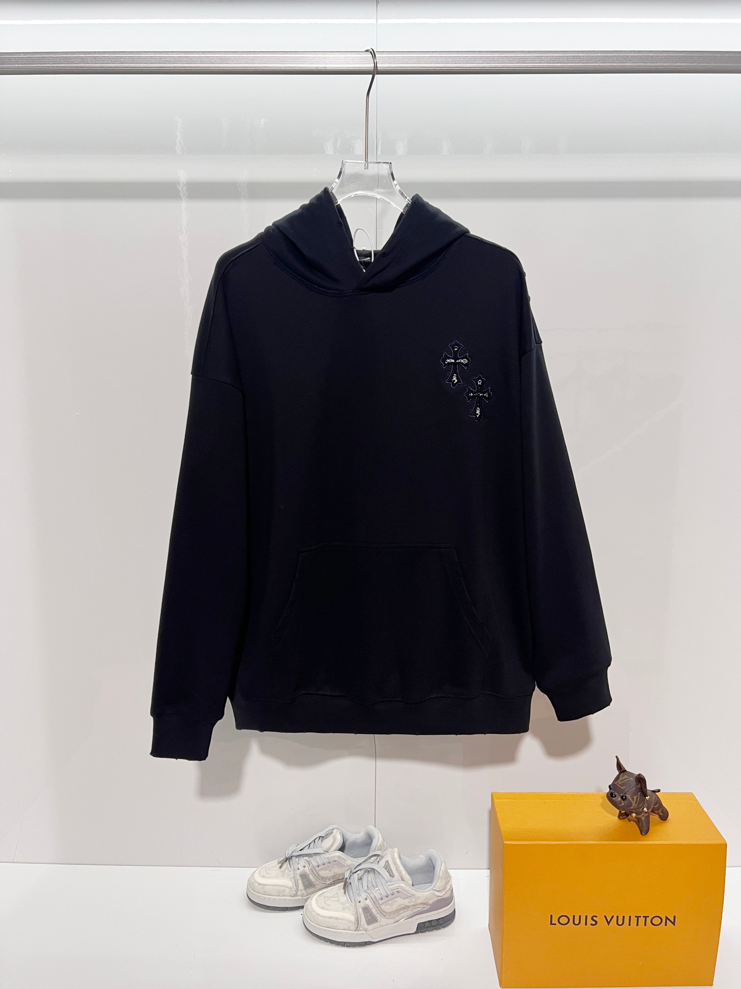 Cheap Chrome hearts Hoody in 219619, $50 USD- [IB219619] - Replica Chrome hearts Hoody