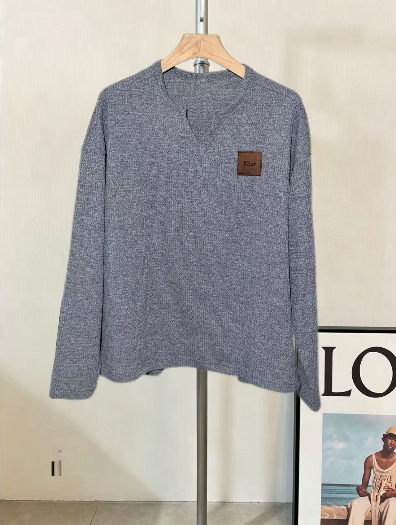 Cheap Dior Sweaters for Men in 219699, $40 USD- [IB219699] - Replica Dior Sweaters for Men