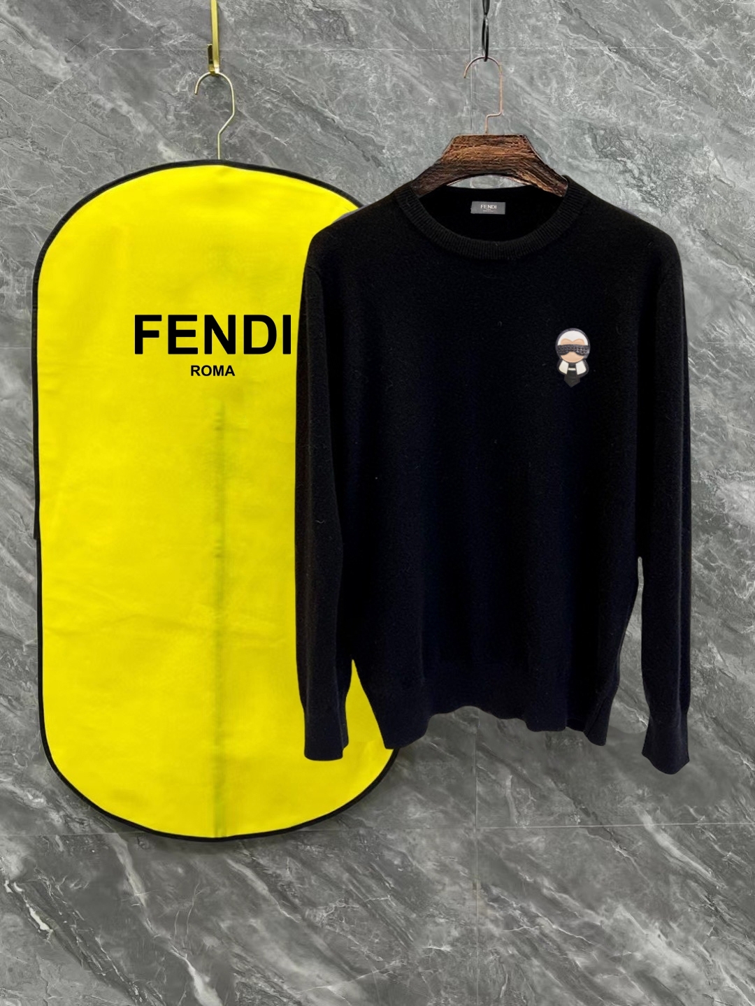 Cheap Fendi Sweaters for Men in 219802, $35 USD- [IB219802] - Replica Fendi Sweaters for Men