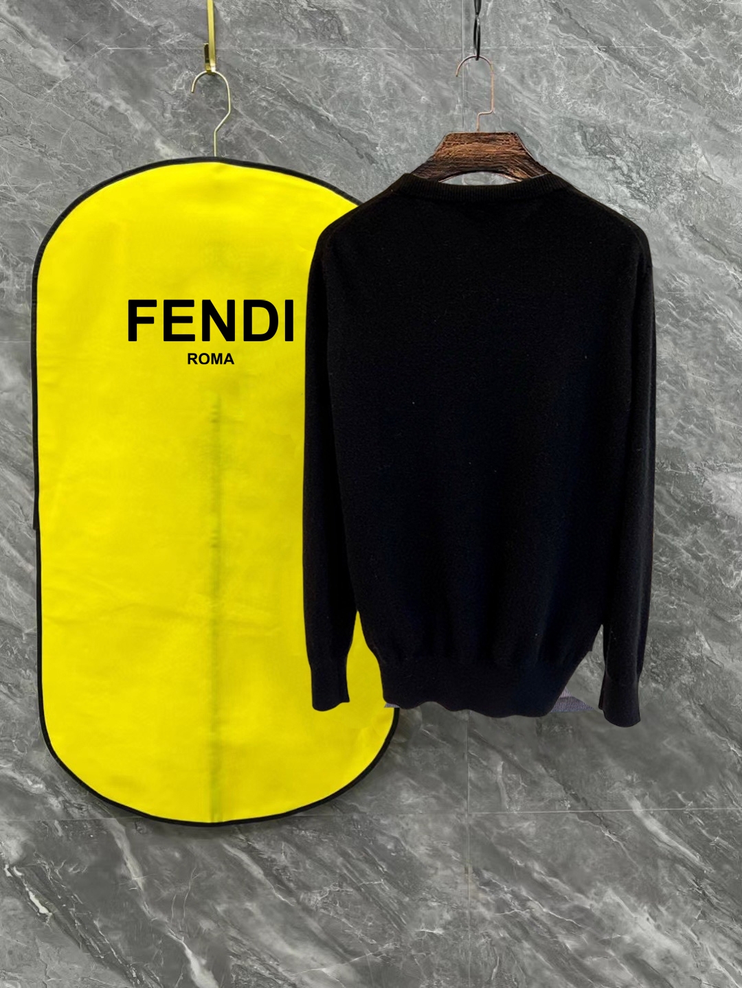 Cheap Fendi Sweaters for Men in 219802, $35 USD- [IB219802] - Replica Fendi Sweaters for Men