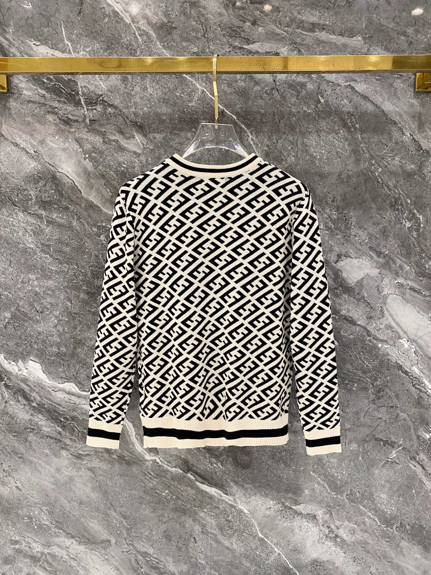 Cheap Fendi Sweaters for Men in 219812, $40 USD- [IB219812] - Replica Fendi Sweaters for Men