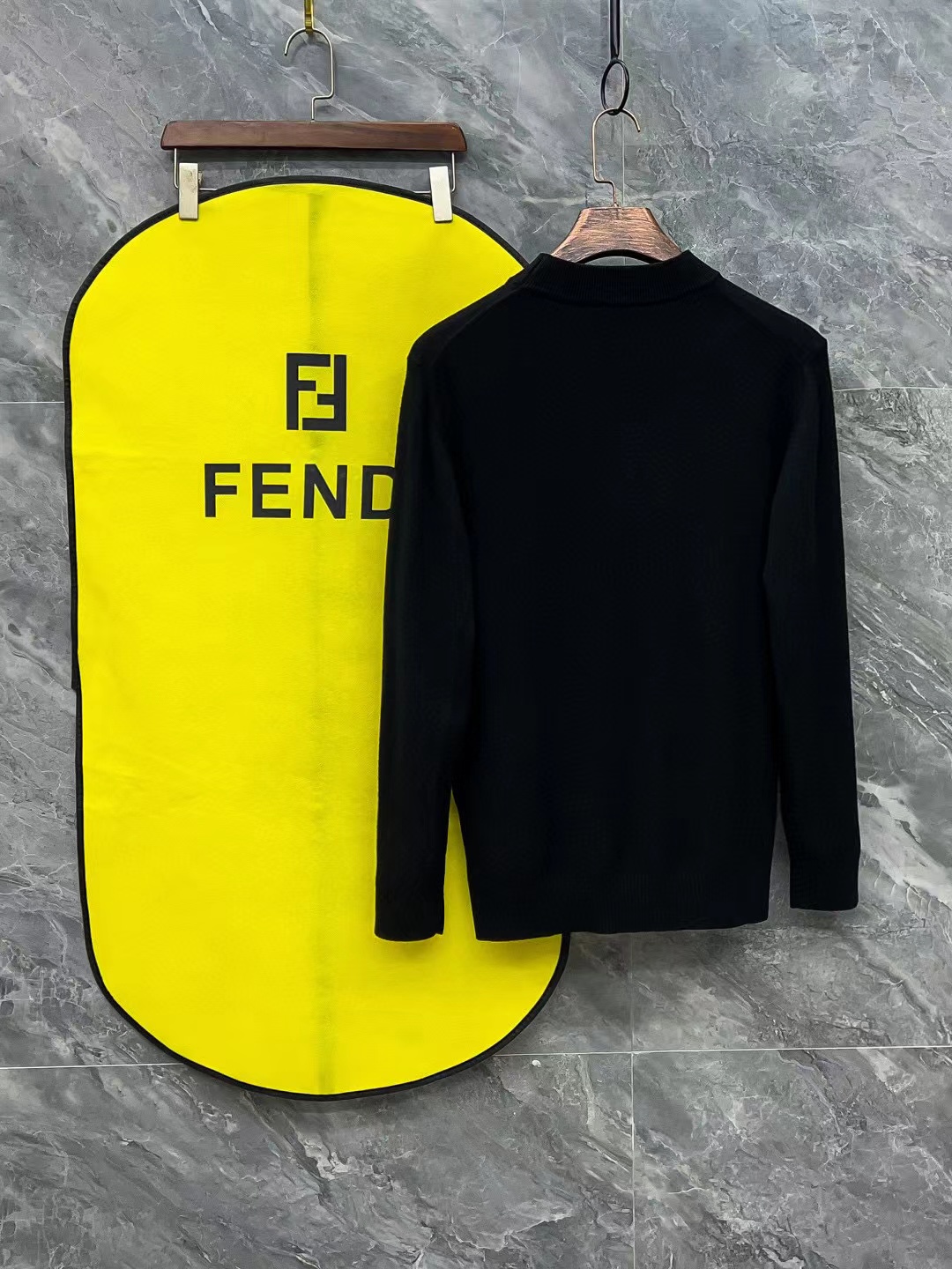 Cheap Fendi Sweaters for Men in 219813, $35 USD- [IB219813] - Replica Fendi Sweaters for Men