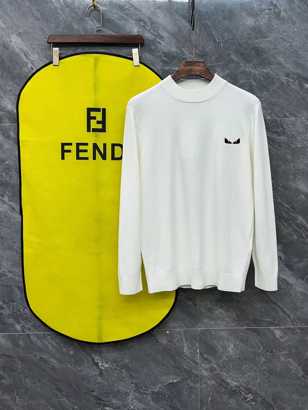 Cheap Fendi Sweaters for Men in 219816, $35 USD- [IB219816] - Replica Fendi Sweaters for Men