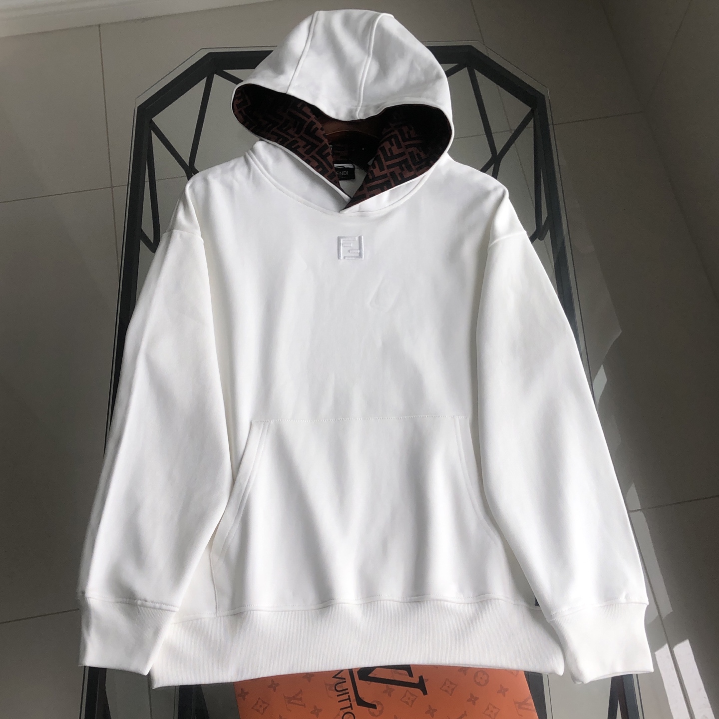 Cheap Fendi Hoodies for Men in 219819, $45 USD- [IB219819] - Replica Fendi Hoodies for Men