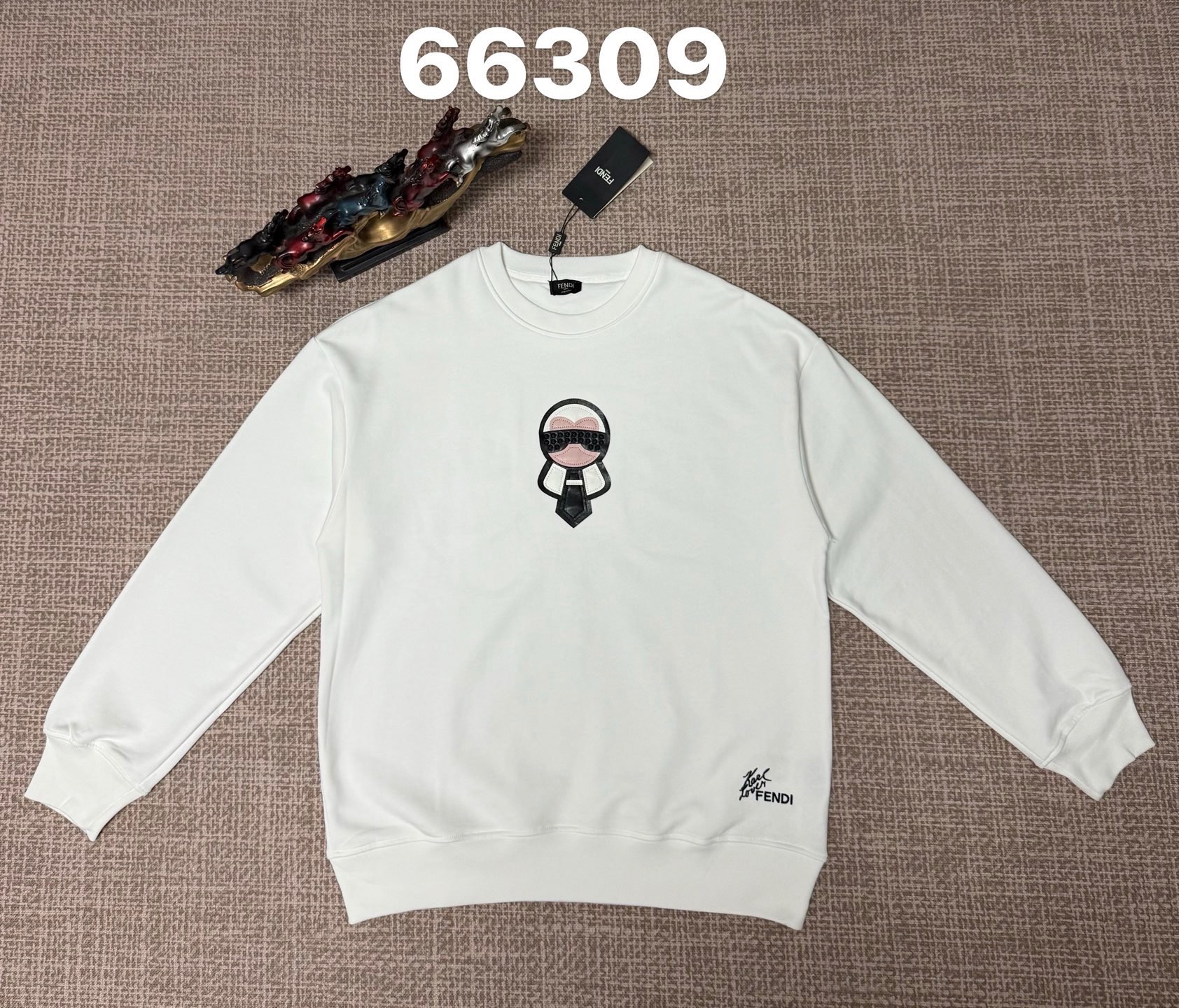 Cheap Fendi Hoodies for Men in 219823, $40 USD- [IB219823] - Replica Fendi Hoodies for Men