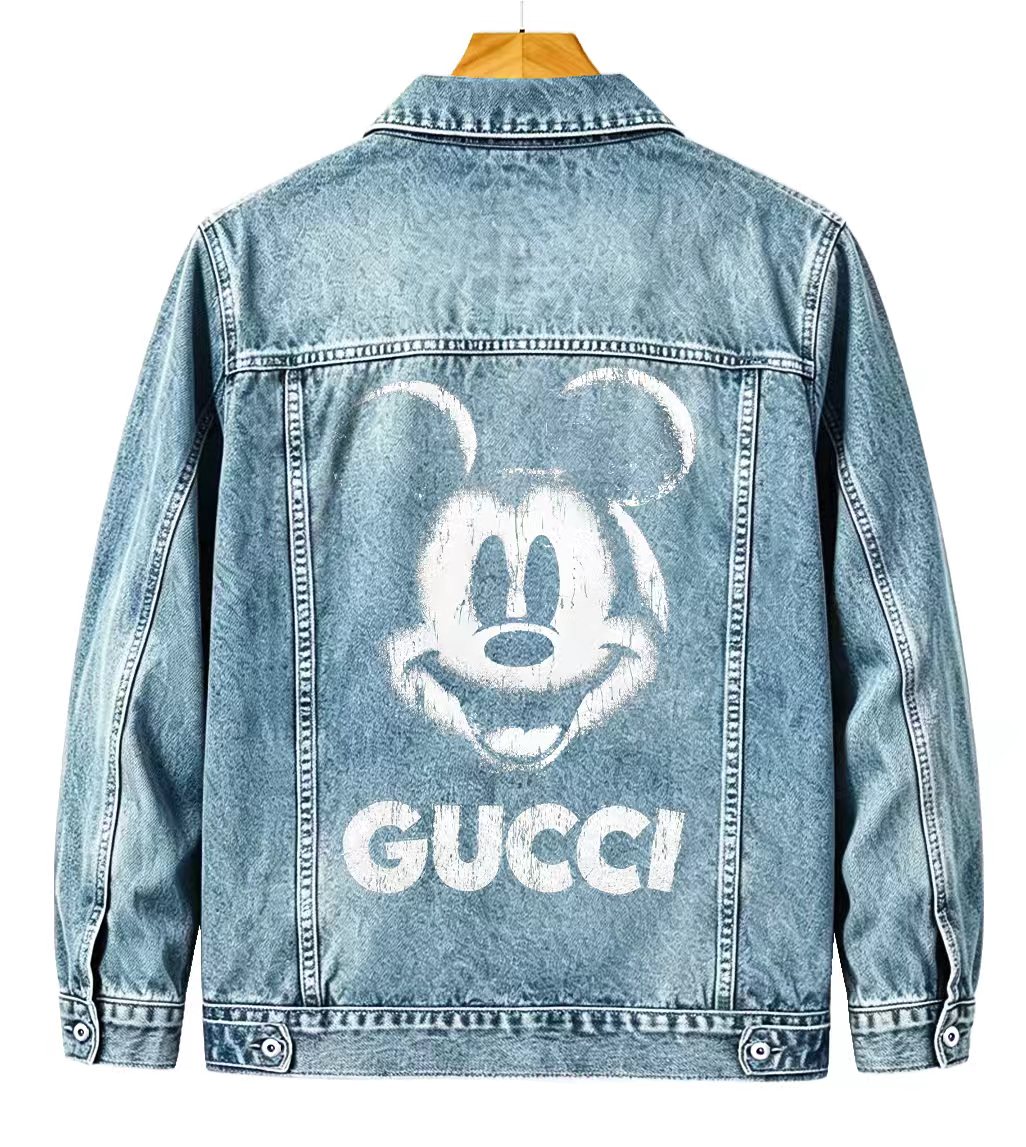 Cheap Gucci Jeans Jackets For Men in 219856, $65 USD- [IB219856] - Replica Gucci Jeans Jackets For Men