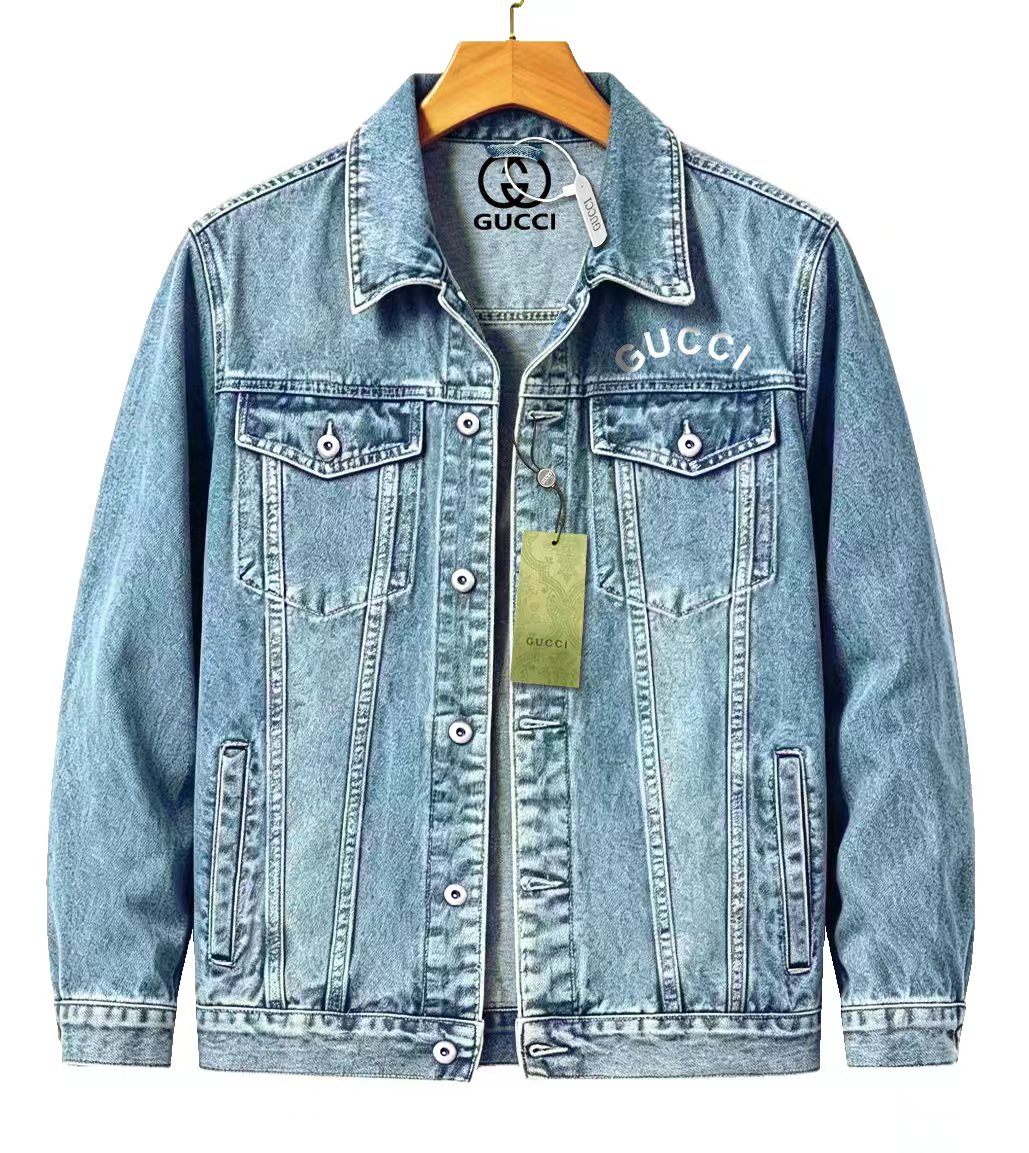 Cheap Gucci Jeans Jackets For Men in 219862, $65 USD- [IB219862] - Replica Gucci Jeans Jackets For Men