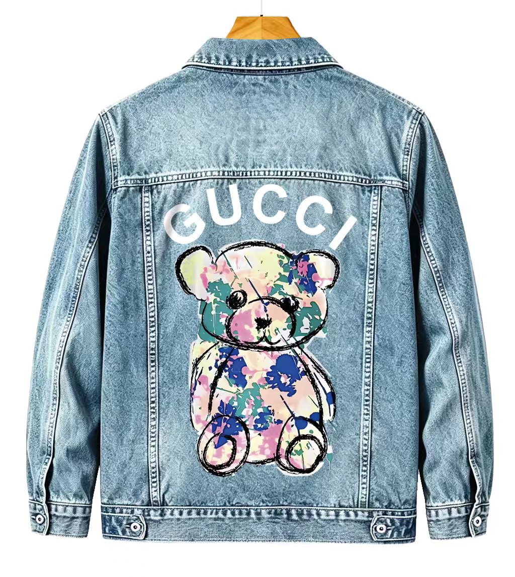 Cheap Gucci Jeans Jackets For Men in 219862, $65 USD- [IB219862] - Replica Gucci Jeans Jackets For Men