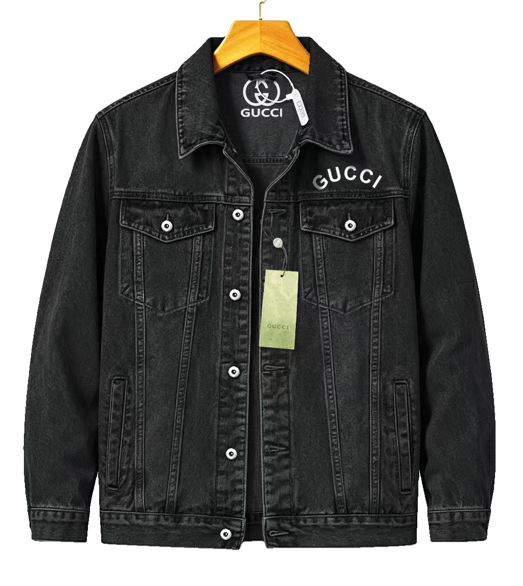 Cheap Gucci Jeans Jackets For Men in 219863, $65 USD- [IB219863] - Replica Gucci Jeans Jackets For Men