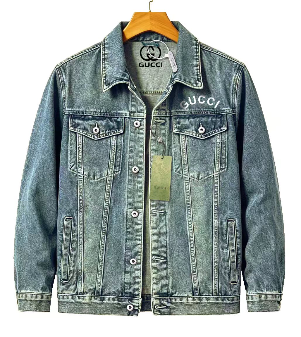 Cheap Gucci Jeans Jackets For Men in 219864, $65 USD- [IB219864] - Replica Gucci Jeans Jackets For Men