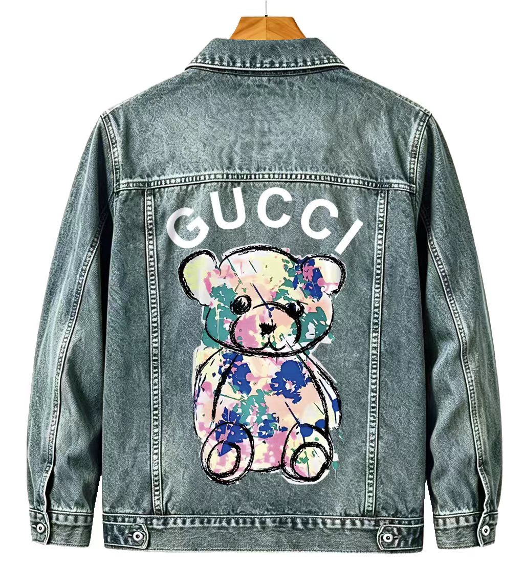 Cheap Gucci Jeans Jackets For Men in 219864, $65 USD- [IB219864] - Replica Gucci Jeans Jackets For Men