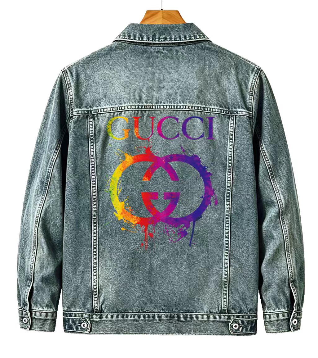 Cheap Gucci Jeans Jackets For Men in 219865, $65 USD- [IB219865] - Replica Gucci Jeans Jackets For Men