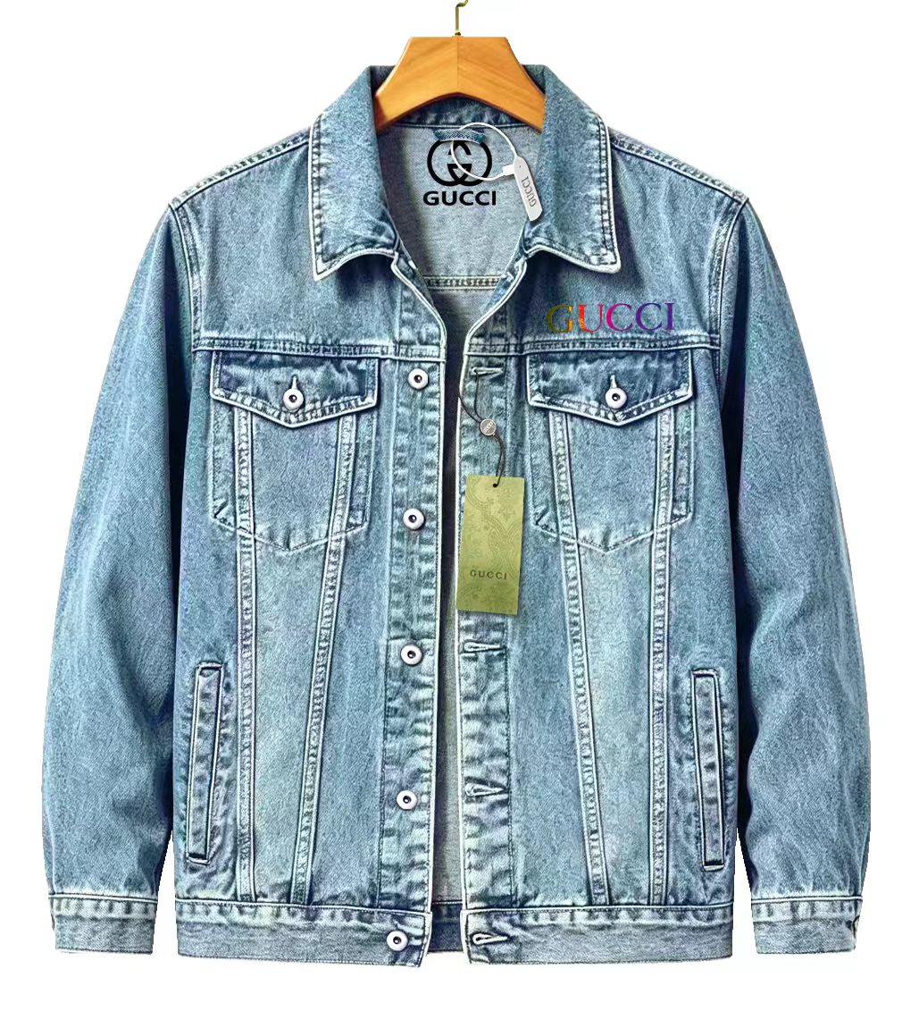 Cheap Gucci Jeans Jackets For Men in 219867, $65 USD- [IB219867] - Replica Gucci Jeans Jackets For Men