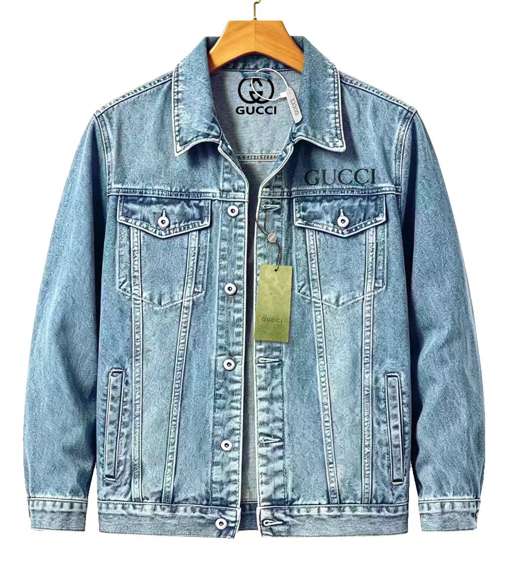 Cheap Gucci Jeans Jackets For Men in 219868, $65 USD- [IB219868] - Replica Gucci Jeans Jackets For Men