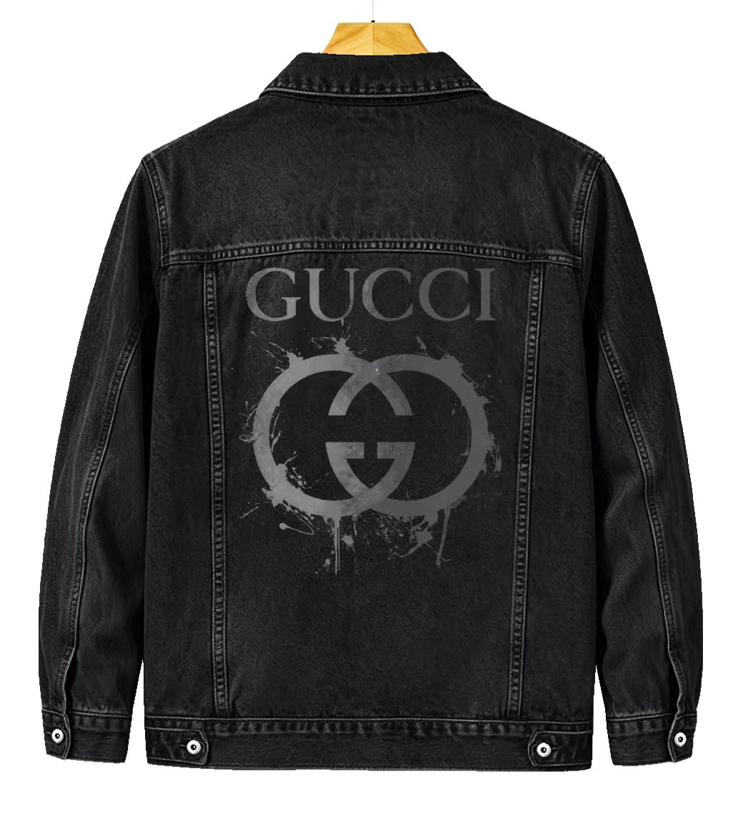 Cheap Gucci Jeans Jackets For Men in 219870, $65 USD- [IB219870] - Replica Gucci Jeans Jackets For Men