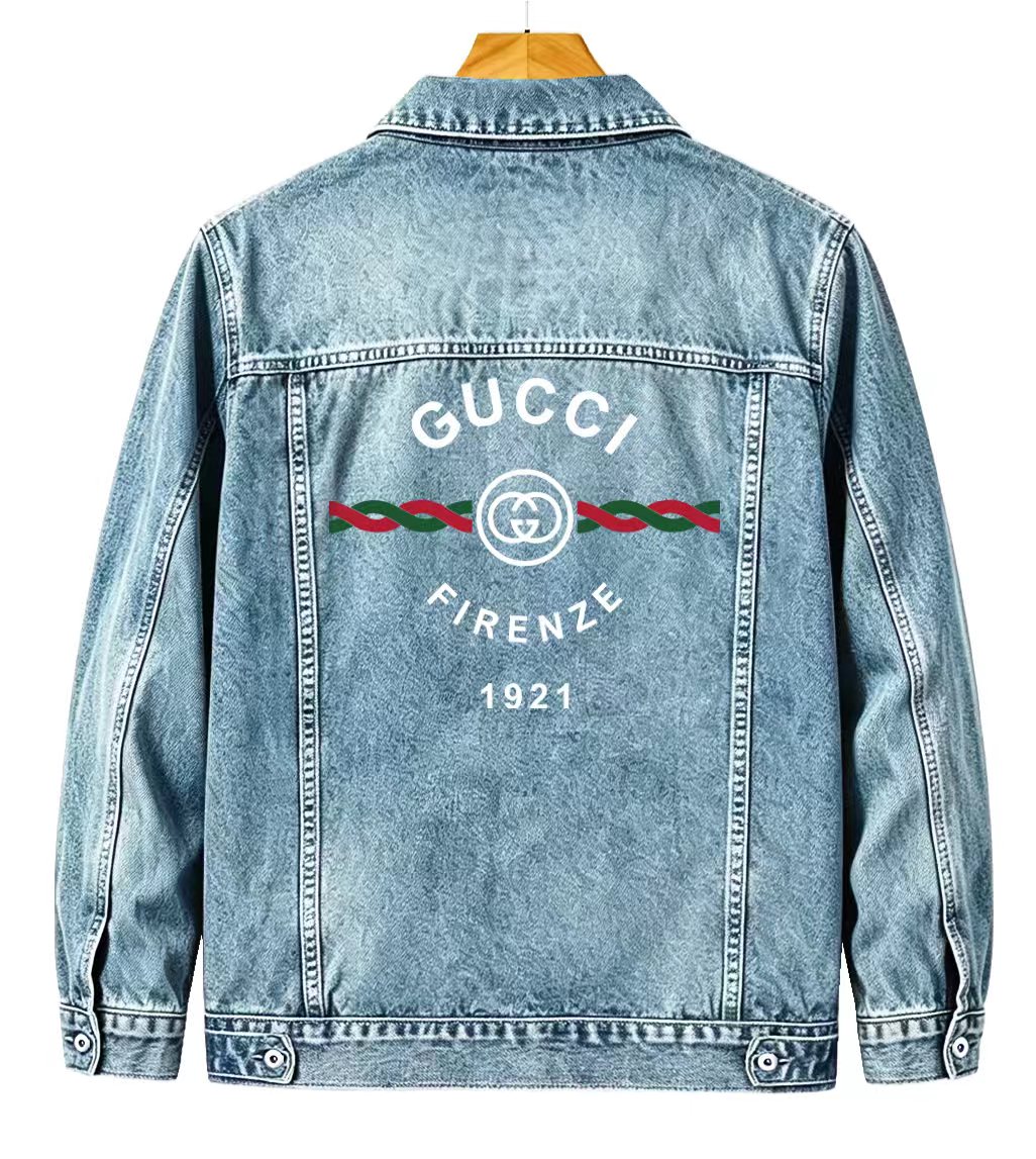 Cheap Gucci Jeans Jackets For Men in 219872, $65 USD- [IB219872] - Replica Gucci Jeans Jackets For Men