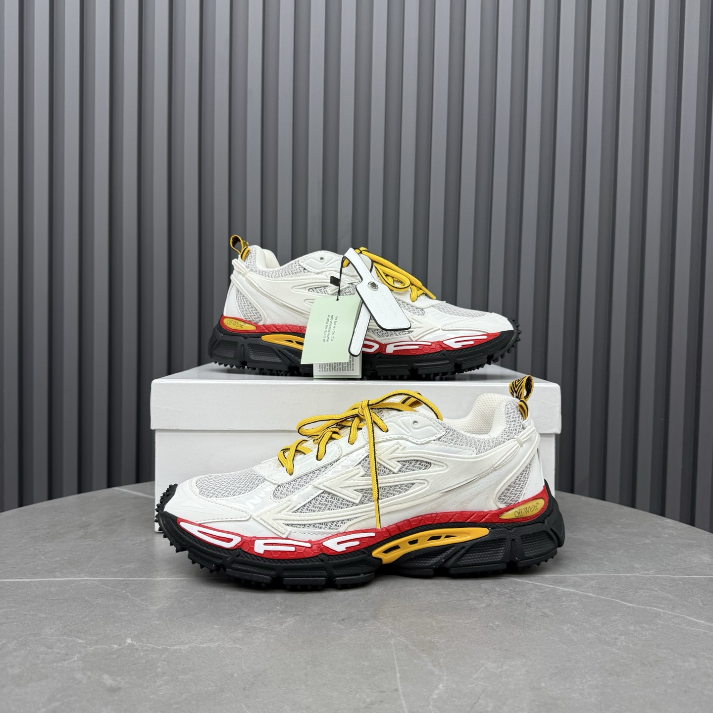 Cheap New Arrivals Off White Sneakers Size 35-46 in 220110, $150 USD- [IB220110] - Replica Off White Shoes for Men