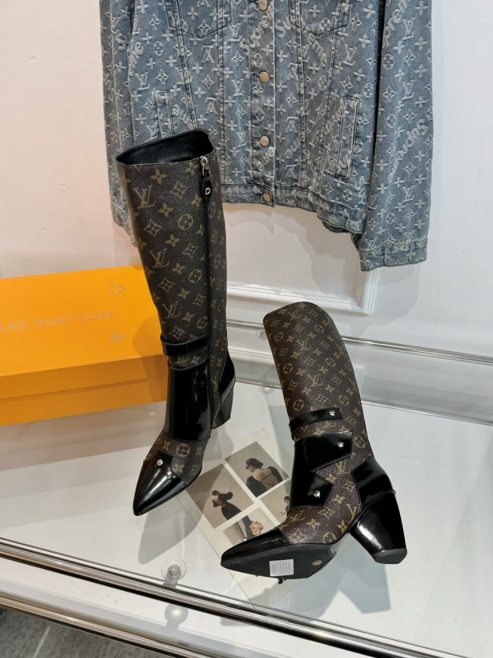 Cheap Louis Vuitton Boots For Women in 220378, $150 USD- [IB220378] - Replica Louis Vuitton Boots For Women