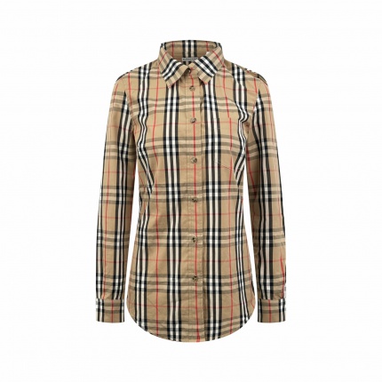 Burberry Long-Sleeved Polo Shirts for Women in 220732