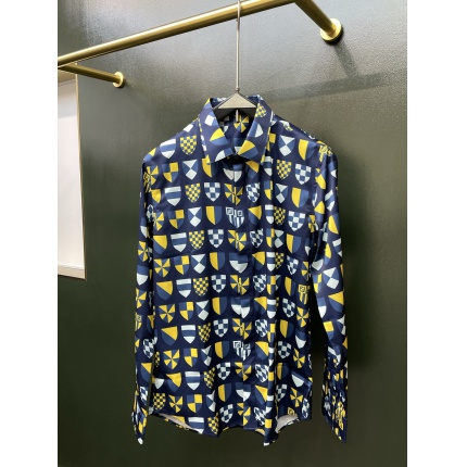 Fendi Long-Sleeved Polo Shirts for Men in 221202