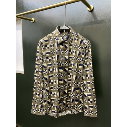 Fendi Long-Sleeved Polo Shirts for Men in 221203