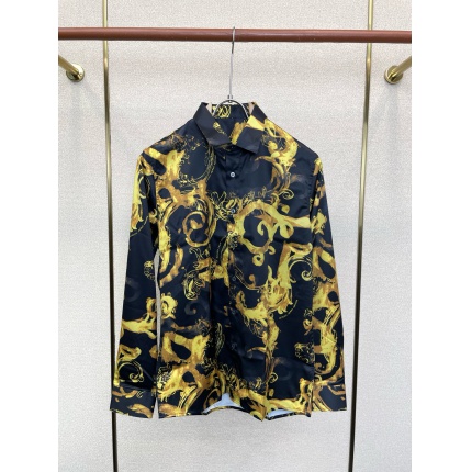 Versace Long-Sleeved Polo Shirts for Men in 221310