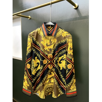 Versace Long-Sleeved Polo Shirts for Men in 221311